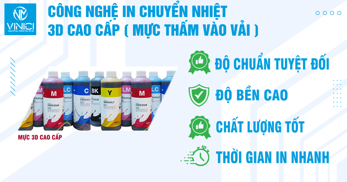 Công nghệ in chuyển nhiệt 3D hiện đại