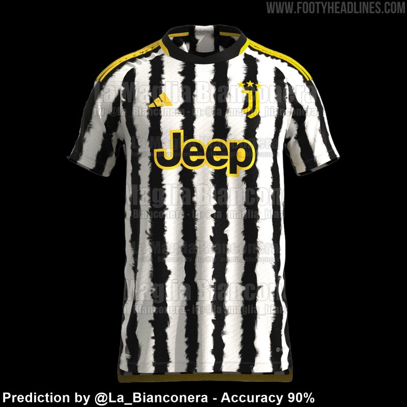 Áo bóng đá CLB Juventus sân nhà 2023-2024