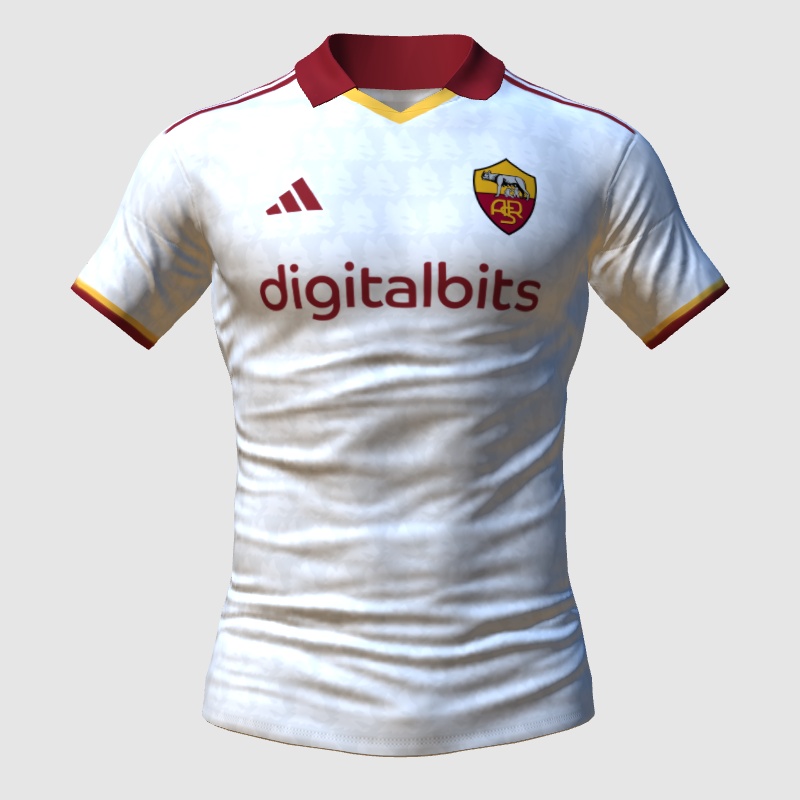 Áo bóng đá CLB AS Roma sân khách 2023-2024