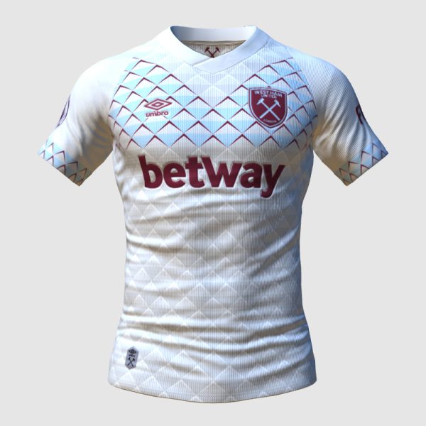 Áo đấu CLB West Ham 2024 sân khách