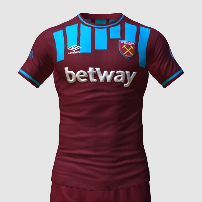 Áo bóng đá CLB West Ham 2024 sân nhà