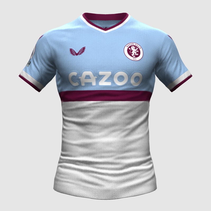 Áo bóng đá CLB Aston Villa 2024 sân khách