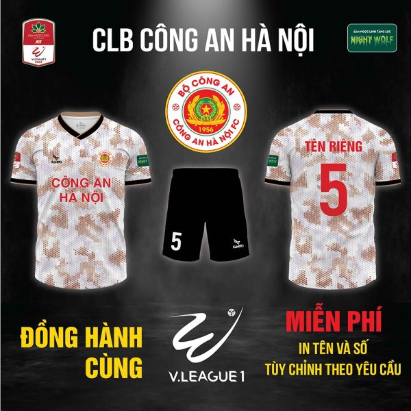 Áo bóng đá thiết kế V-League đẹp 2023