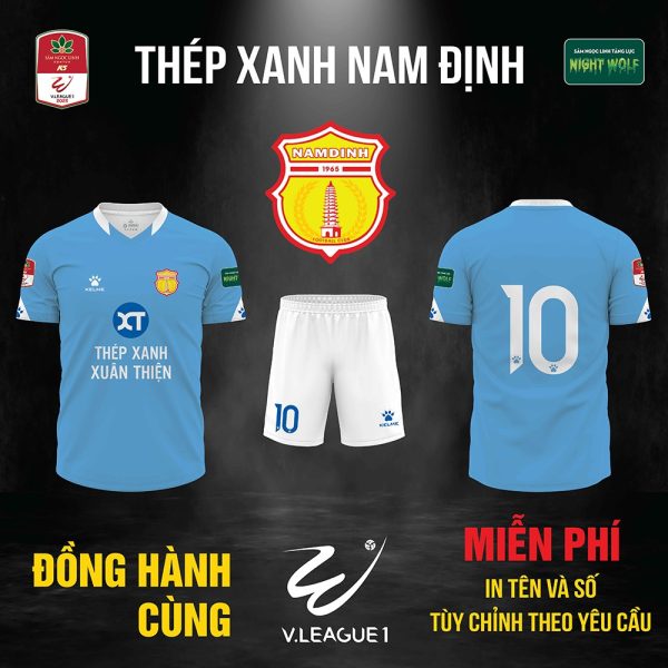 Mẫu áo đá banh V-League mới nhất 2023