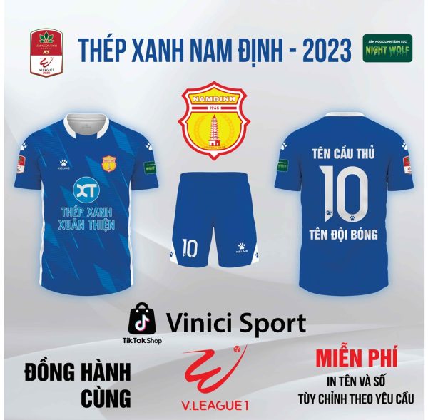 Thiết kế áo đấu V.League đẹp