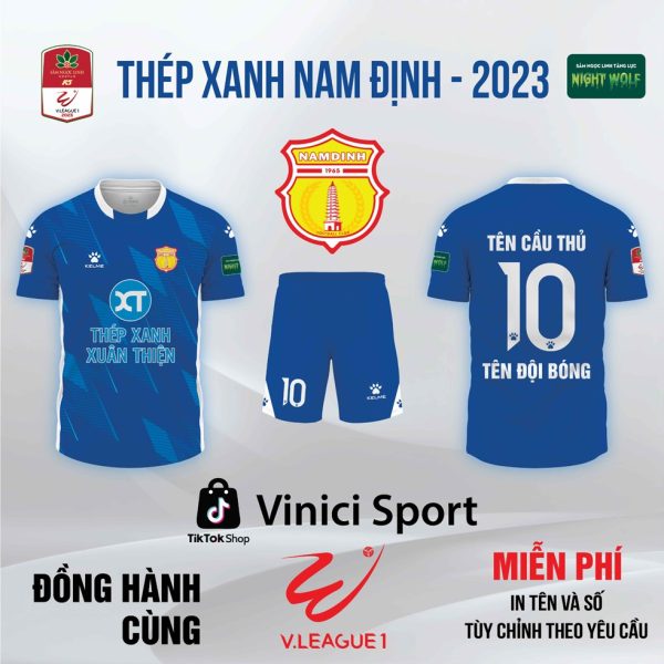 Thiết kế áo đấu V.League đẹp