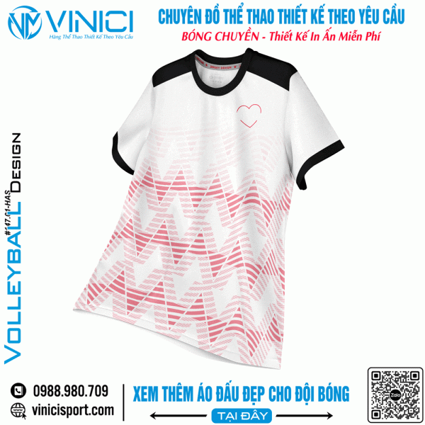 Áo Bóng Chuyền Thiết Kế BC8837