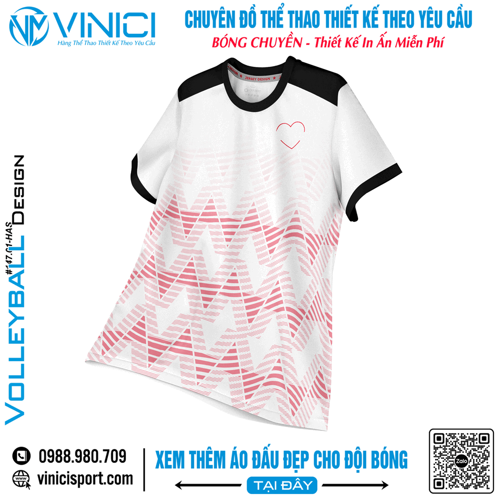 Áo Bóng Chuyền Thiết Kế BC8837