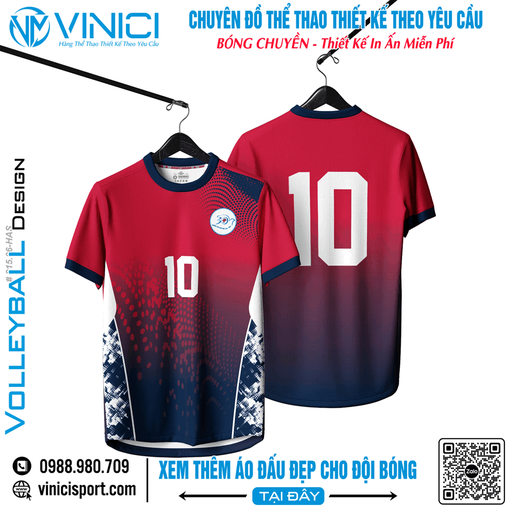 Áo Bóng Chuyền Thiết Kế BC8801