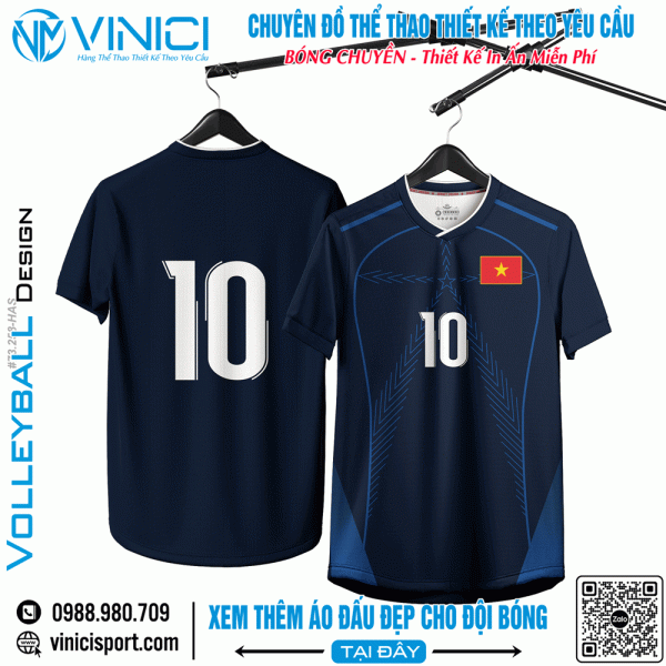 Áo Bóng Chuyền Thiết Kế BC8830
