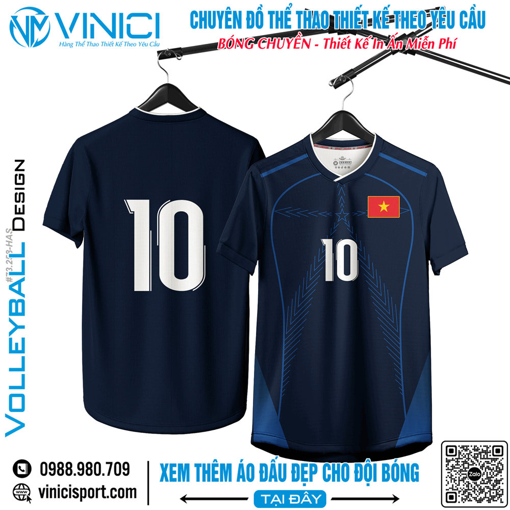 Áo Bóng Chuyền Thiết Kế BC8830