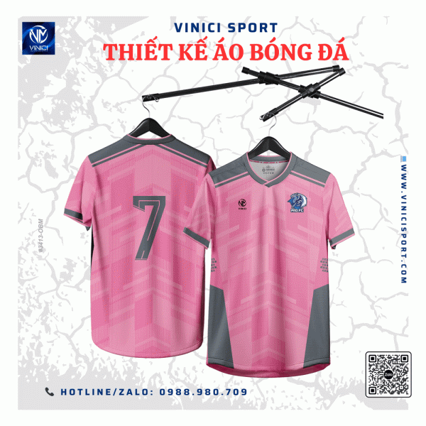 Áo Quần Bóng Đá Thiết Kế Màu Hồng