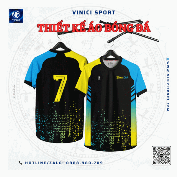 Áo Bóng Đá Thiết Kế Đen