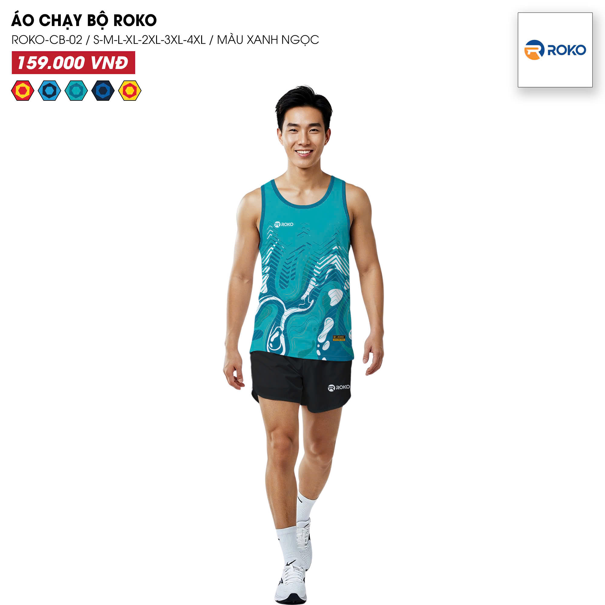 Áo Chạy Bộ ROKO-CB-02 (SPEED RUNNER)