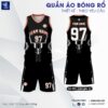 Bộ quần áo bóng rổ HA PRO đen phối trắng – Năng động & cá tính