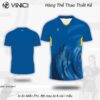 Áo Cầu Lông Thiết Kế VINICI Xanh Dương VNC0817-14