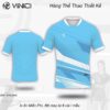 Áo Cầu Lông Thiết Kế Nam Vinici BMT #VNC0842 - Xanh Da Trời Nổi Bật