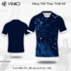 Áo Cầu Lông Thiết Kế Nam Nữ VNC0844-13 Màu Xanh Navy Năng Động