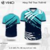 Áo Cầu Lông Thiết Kế Nam VNC0852-13 Màu Xanh Ngọc Navy – Phong Cách Năng Động, Cá Tính