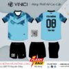Áo Bóng Đá Không Logo VINICI BD08003 – Xanh Dương Năng Động