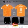 Áo Bóng Đá Thiết Kế BD08007 Màu Cam Năng Động - Dành Cho Đội Nhóm