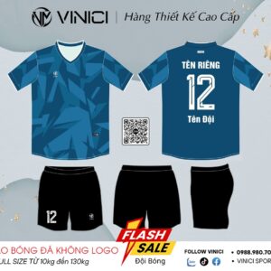 Áo Bóng Đá Thiết Kế BD08008 Màu Xanh Navy Đậm - Mạnh Mẽ Và Hiện Đại