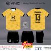 Áo Bóng Đá Thiết Kế Màu Vàng Không Logo BD08009 | Unisex, Thoáng Mát, Cá Tính