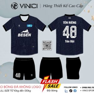 Áo bóng đá VINICI BD08037 – Xanh Navy Thiết Kế Hiện Đại, Cá Tính