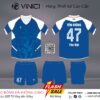 Áo bóng đá không logo xanh dương đậm BD08038 – Thiết kế thể thao cá tính