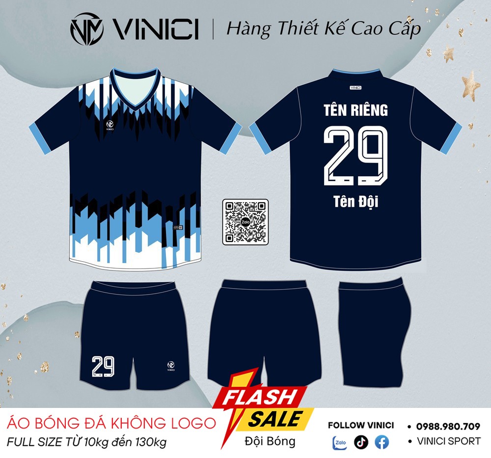 Áo bóng đá thiết kế BD08032 màu tím than phối xanh hiện đại, chất liệu cao cấp phù hợp thể thao cường độ cao